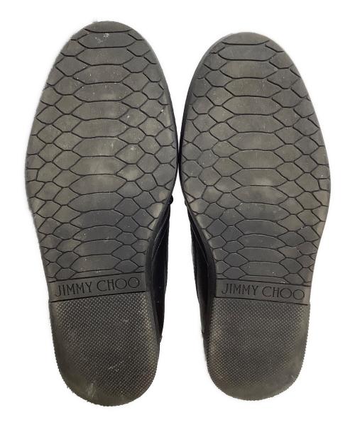 JIMMY CHOO（ジミーチュウ）JIMMY CHOO (ジミーチュウ) スリッポン ブラック サイズ:SIZE 42の古着・服飾アイテム