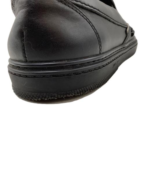 JIMMY CHOO（ジミーチュウ）JIMMY CHOO (ジミーチュウ) スリッポン ブラック サイズ:SIZE 42の古着・服飾アイテム