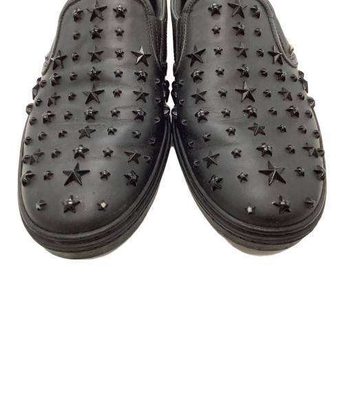 JIMMY CHOO（ジミーチュウ）JIMMY CHOO (ジミーチュウ) スリッポン ブラック サイズ:SIZE 42の古着・服飾アイテム
