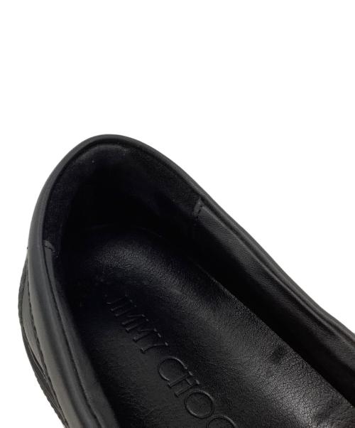 JIMMY CHOO（ジミーチュウ）JIMMY CHOO (ジミーチュウ) スリッポン ブラック サイズ:SIZE 42の古着・服飾アイテム