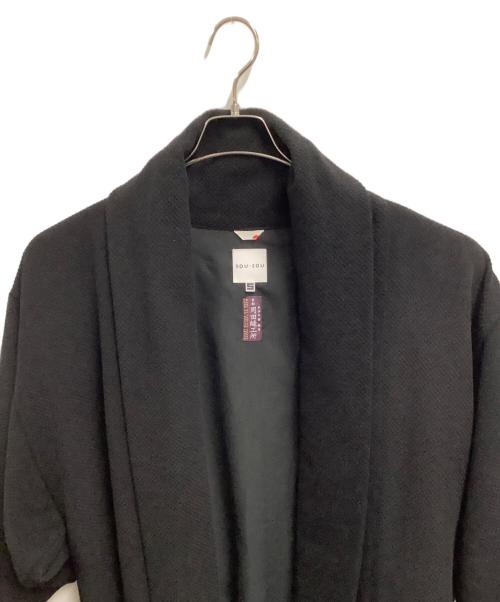 SOU・SOU（ソウソウ）SOU・SOU (ソウソウ) ウールコート ブラック サイズ:Sの古着・服飾アイテム