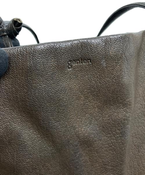 genten（ゲンテン）genten (ゲンテン) ハンドバッグ ブラウンの古着・服飾アイテム