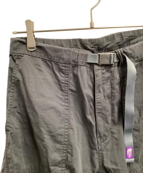 THE NORTHFACE PURPLELABEL（ザ・ノースフェイス パープルレーベル）THE NORTHFACE PURPLELABEL (ザ・ノースフェイス パープルレーベル) リップストップワイドクロップドパンツ グレー サイズ:81cm (W32)の古着・服飾アイテム