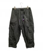 THE NORTHFACE PURPLELABELザ・ノースフェイス パープルレーベル）の古着「リップストップワイドクロップドパンツ」｜ブラック