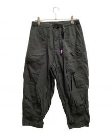 THE NORTHFACE PURPLELABEL（ザ・ノースフェイス パープルレーベル）の古着「リップストップワイドクロップドパンツ」｜ブラック