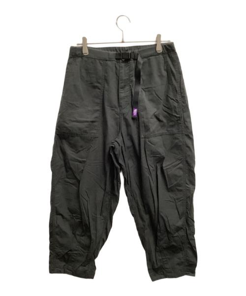 THE NORTHFACE PURPLELABEL（ザ・ノースフェイス パープルレーベル）THE NORTHFACE PURPLELABEL (ザ・ノースフェイス パープルレーベル) リップストップワイドクロップドパンツ ブラック サイズ:81cm (W32)の古着・服飾アイテム