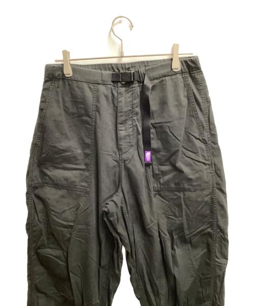 THE NORTHFACE PURPLELABEL（ザ・ノースフェイス パープルレーベル）THE NORTHFACE PURPLELABEL (ザ・ノースフェイス パープルレーベル) リップストップワイドクロップドパンツ ブラック サイズ:81cm (W32)の古着・服飾アイテム