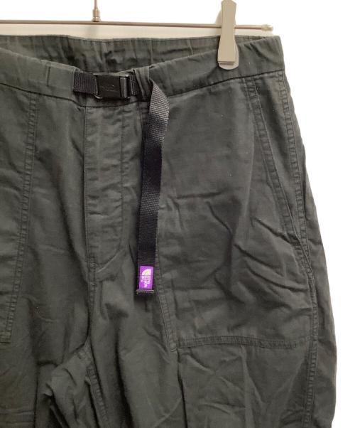 THE NORTHFACE PURPLELABEL（ザ・ノースフェイス パープルレーベル）THE NORTHFACE PURPLELABEL (ザ・ノースフェイス パープルレーベル) リップストップワイドクロップドパンツ ブラック サイズ:81cm (W32)の古着・服飾アイテム