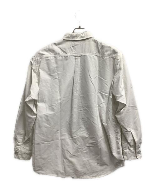 THE NORTHFACE PURPLELABEL（ザ・ノースフェイス パープルレーベル）THE NORTHFACE PURPLELABEL (ザ・ノースフェイス パープルレーベル) Cotton Polyester OX B.D. Shirt ホワイト サイズ:Lの古着・服飾アイテム