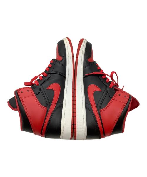 NIKE（ナイキ）NIKE (ナイキ) ハイカットスニーカー レッド×ブラック サイズ:SIZE 27.5cmの古着・服飾アイテム