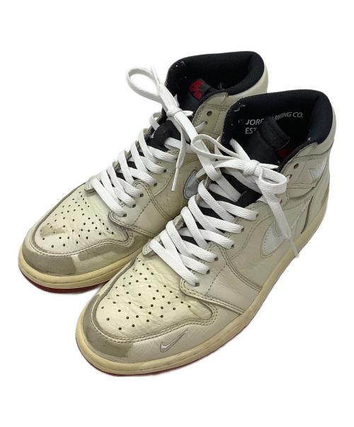 NIKE（ナイキ）NIKE (ナイキ) NIGEL SYLVESTER (ナイジェル シルベスター) AIR JORDAN1 アイボリー サイズ:SIZE 27.5cmの古着・服飾アイテム