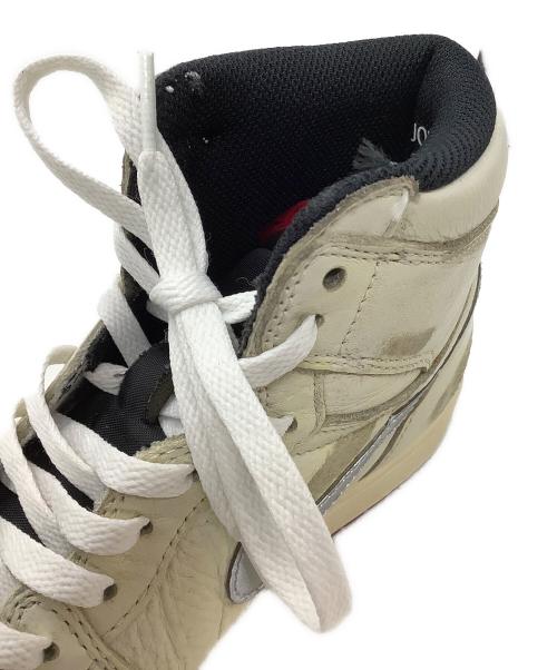 NIKE（ナイキ）NIKE (ナイキ) NIGEL SYLVESTER (ナイジェル シルベスター) AIR JORDAN1 アイボリー サイズ:SIZE 27.5cmの古着・服飾アイテム