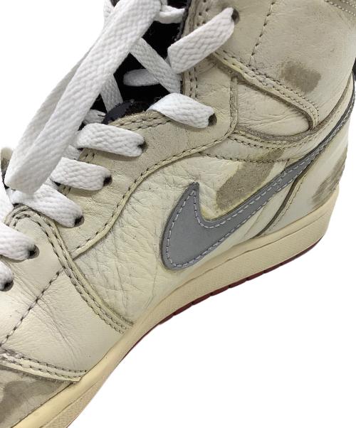 NIKE（ナイキ）NIKE (ナイキ) NIGEL SYLVESTER (ナイジェル シルベスター) AIR JORDAN1 アイボリー サイズ:SIZE 27.5cmの古着・服飾アイテム