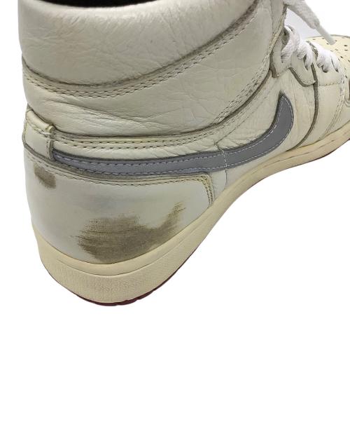 NIKE（ナイキ）NIKE (ナイキ) NIGEL SYLVESTER (ナイジェル シルベスター) AIR JORDAN1 アイボリー サイズ:SIZE 27.5cmの古着・服飾アイテム