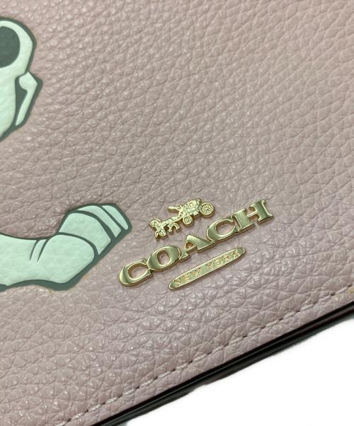 COACH（コーチ）COACH (コーチ) DISNEY (ディズニー) ショルダーウォレット ピンクの古着・服飾アイテム