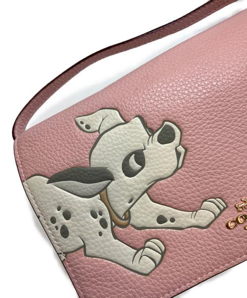 COACH（コーチ）COACH (コーチ) DISNEY (ディズニー) ショルダーウォレット ピンクの古着・服飾アイテム