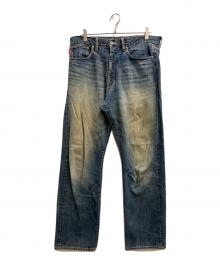 stussy×ROUGH AND RUGGED（ステューシー×ラフアンドラゲッド）の古着「デニムパンツ」｜ブルー