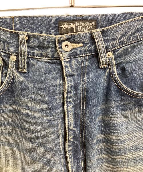stussy（ステューシー）stussy (ステューシー) ROUGH AND RUGGED (ラフアンドラゲッド) デニムパンツ ブルー サイズ:32の古着・服飾アイテム