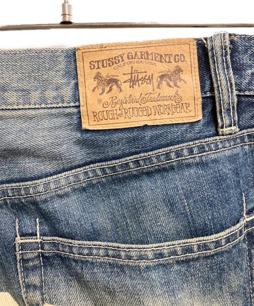 stussy（ステューシー）stussy (ステューシー) ROUGH AND RUGGED (ラフアンドラゲッド) デニムパンツ ブルー サイズ:32の古着・服飾アイテム