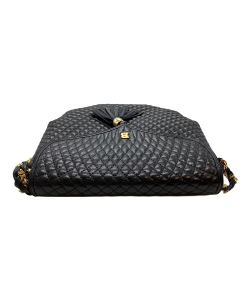 BALLY（バリー）BALLY (バリー) チェーンレザーバッグ ブラックの古着・服飾アイテム