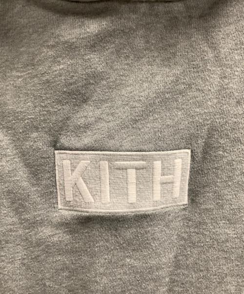 KITH（キス）KITH (キス) ボックスロゴパーカー グレー サイズ:Lの古着・服飾アイテム