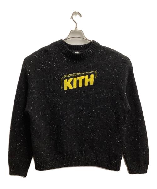 KITH（キス）KITH (キス) STAR WARS (スターウォーズ) 厚手ニット ブラック サイズ:Lの古着・服飾アイテム