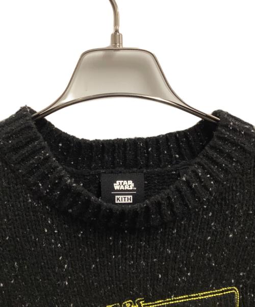 KITH（キス）KITH (キス) STAR WARS (スターウォーズ) 厚手ニット ブラック サイズ:Lの古着・服飾アイテム