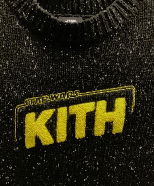 KITH（キス）KITH (キス) STAR WARS (スターウォーズ) 厚手ニット ブラック サイズ:Lの古着・服飾アイテム