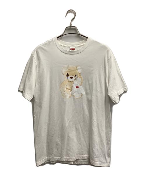 SUPREME（シュプリーム）SUPREME (シュプリーム) 半袖カットソー ホワイト サイズ:Lの古着・服飾アイテム