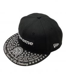 New Era×SUPREME（ニューエラ×シュプリーム）の古着「キャップ」｜ブラック