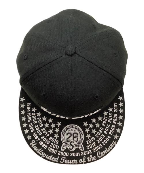 New Era（ニューエラ）New Era (ニューエラ) SUPREME (シュプリーム) キャップ ブラック サイズ:57.7cmの古着・服飾アイテム