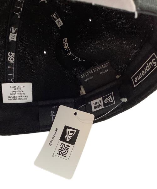 New Era（ニューエラ）New Era (ニューエラ) SUPREME (シュプリーム) キャップ ブラック サイズ:57.7cmの古着・服飾アイテム