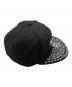 中古・古着 New Era (ニューエラ) SUPREME (シュプリーム) キャップ ブラック サイズ:57.7cm：10000円