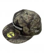 New Era×SUPREMEニューエラ×シュプリーム）の古着「キャップ」｜カーキ