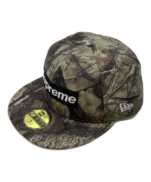 New Era（ニューエラ）New Era (ニューエラ) SUPREME (シュプリーム) キャップ カーキ サイズ:57.7cmの古着・服飾アイテム