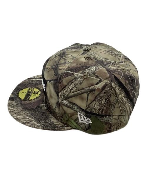 New Era（ニューエラ）New Era (ニューエラ) SUPREME (シュプリーム) キャップ カーキ サイズ:57.7cmの古着・服飾アイテム