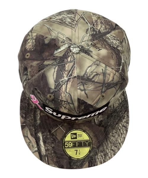 New Era（ニューエラ）New Era (ニューエラ) SUPREME (シュプリーム) キャップ カーキ サイズ:57.7cmの古着・服飾アイテム