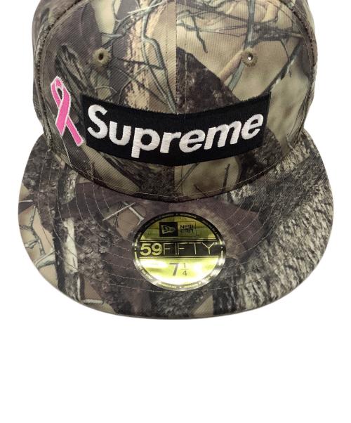 New Era（ニューエラ）New Era (ニューエラ) SUPREME (シュプリーム) キャップ カーキ サイズ:57.7cmの古着・服飾アイテム
