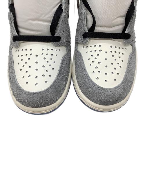 NIKE（ナイキ）NIKE (ナイキ) エア ジョーダン 1 レトロ HIGH OG グレー×ホワイト サイズ:27.5㎝の古着・服飾アイテム