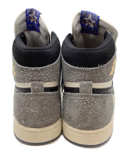 NIKE（ナイキ）NIKE (ナイキ) エア ジョーダン 1 レトロ HIGH OG グレー×ホワイト サイズ:27.5㎝の古着・服飾アイテム