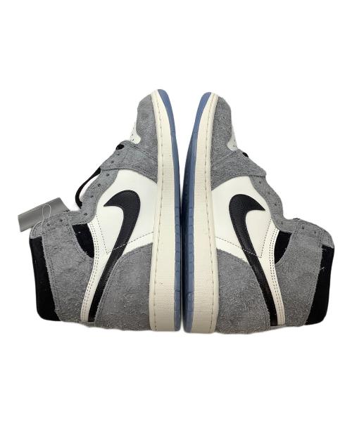 NIKE（ナイキ）NIKE (ナイキ) エア ジョーダン 1 レトロ HIGH OG グレー×ホワイト サイズ:27.5㎝の古着・服飾アイテム