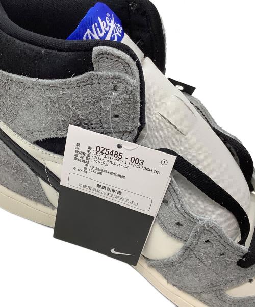 NIKE（ナイキ）NIKE (ナイキ) エア ジョーダン 1 レトロ HIGH OG グレー×ホワイト サイズ:27.5㎝の古着・服飾アイテム