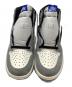 NIKE (ナイキ) エア ジョーダン 1 レトロ HIGH OG グレー×ホワイト サイズ:27.5㎝：18000円