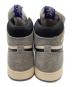 中古・古着 NIKE (ナイキ) エア ジョーダン 1 レトロ HIGH OG グレー×ホワイト サイズ:27.5㎝：18000円