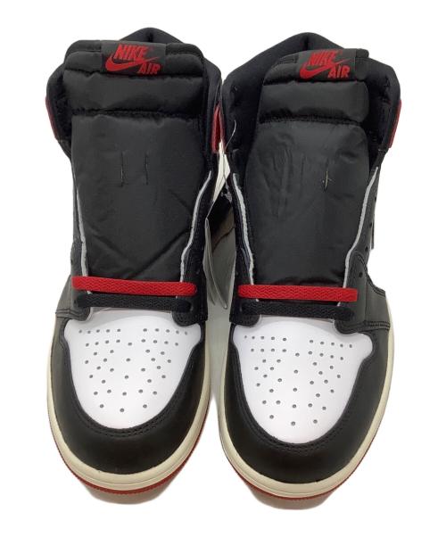 NIKE（ナイキ）NIKE (ナイキ) AIR JORDAN 1 RETRO HIGH OG ホワイト×ブラック×レッド サイズ:27.5の古着・服飾アイテム