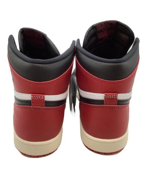 NIKE（ナイキ）NIKE (ナイキ) AIR JORDAN 1 RETRO HIGH OG ホワイト×ブラック×レッド サイズ:27.5の古着・服飾アイテム