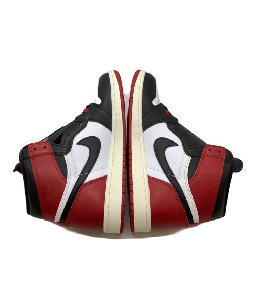 NIKE（ナイキ）NIKE (ナイキ) AIR JORDAN 1 RETRO HIGH OG ホワイト×ブラック×レッド サイズ:27.5の古着・服飾アイテム