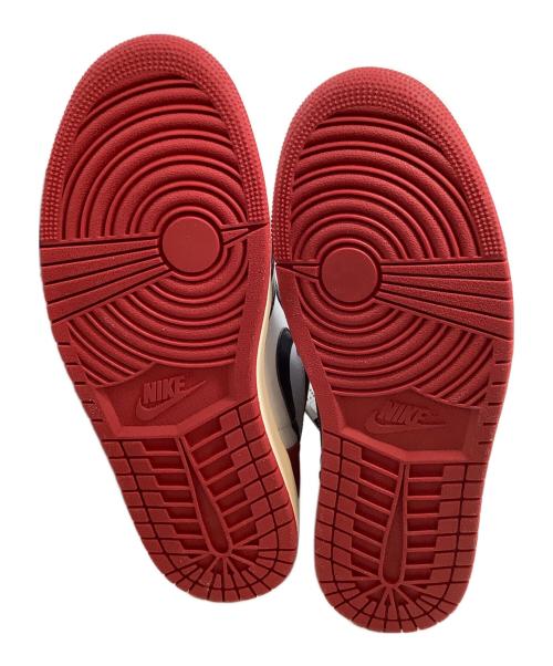 NIKE（ナイキ）NIKE (ナイキ) AIR JORDAN 1 RETRO HIGH OG ホワイト×ブラック×レッド サイズ:27.5の古着・服飾アイテム