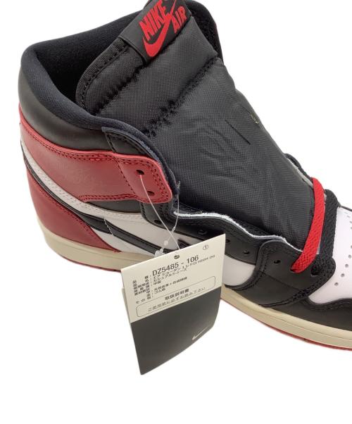 NIKE（ナイキ）NIKE (ナイキ) AIR JORDAN 1 RETRO HIGH OG ホワイト×ブラック×レッド サイズ:27.5の古着・服飾アイテム