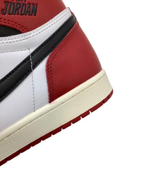 NIKE（ナイキ）NIKE (ナイキ) AIR JORDAN 1 RETRO HIGH OG ホワイト×ブラック×レッド サイズ:27.5の古着・服飾アイテム